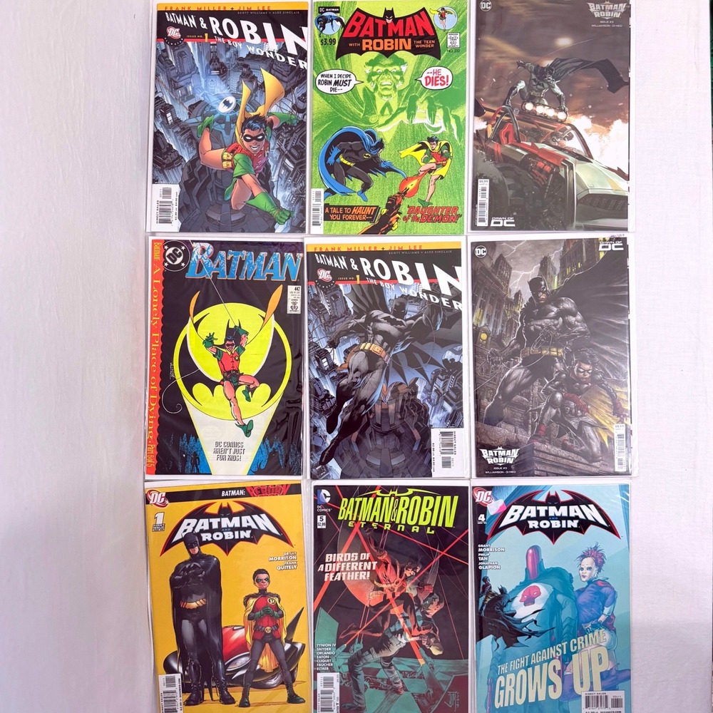 Batman & Robin Comic Book Lot Tim Drake Lonely Place Dying 9ct - Picture 1 of 7